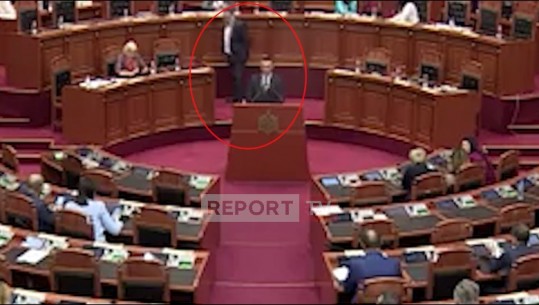 Çfarë i tha Balluku Peleshit që nuk e mbajtën këmbët dhe u pengua në parlament?