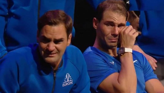Një legjendë mbyll karrierën, Nadal nuk mban dot lotët për mikun e tij Federer (VIDEO)
