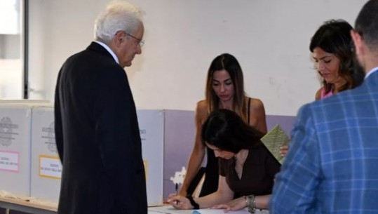 Zgjedhjet në Itali, Mattarella voton në Palermo
