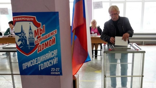 Rusia pretendon fitore në referendumet e rreme për aneksim: Nga 87 për qind deri në 99.2 për qind! Duma ruse e shqyrton më 4 tetor