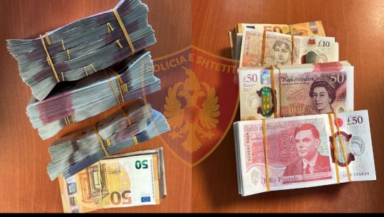 U kap me 44 mijë pound dhe 3 mijë euro në makinë, nën hetim për pastrim parash 40-vjeçari në Fier
