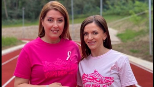Tetori Rozë, Ministrja e Shëndetësisë me Luiza Gegën mesazh ndërgjegjësues për kancerin e gjirit: Bëj mamografinë, vrapo për jetën