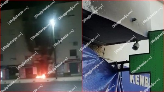 Digjet me lëndë djegëse farmacia në Vlorë! Kamerat e sigurisë filmuan autorin që i vuri flakën (VIDEO)
