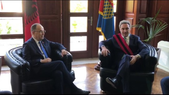 Presidenti Begaj në Shkodër, takohet me kreun e bashkisë Bardh Spahinë: Vlerësoj bashkëpunimin politik! Mesazh i bashkimit të forcave për zhvillimin e qytetit