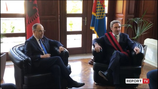 Presidenti Begaj në Shkodër, takohet me kreun e bashkisë Bardh Spahinë: Vlerësoj bashkëpunimin politik! Mesazh i bashkimit të forcave për zhvillimin e qytetit