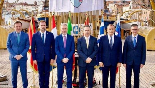 ‘ADRION’, takim në Itali mes Komandantëve të Forcave Detare të 6 shteteve, Peleshi: Shqipëria e përkushtuar për të ofruar një mjedis të sigurt në Ballkanin Perëndimor