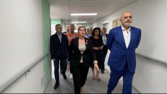 Ministrja e Shëndetësisë prezanton spitalin e ri të sëmundjeve të brendshme në QSUT, Rama: Invenstimi më i madh i 3 dekadave