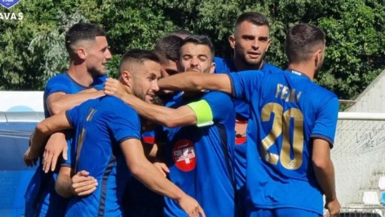 Tripletë e Markut, Dinamo i shënon 4 gola Besëlidhjes dhe merr kreun e Kategorisë së Parë