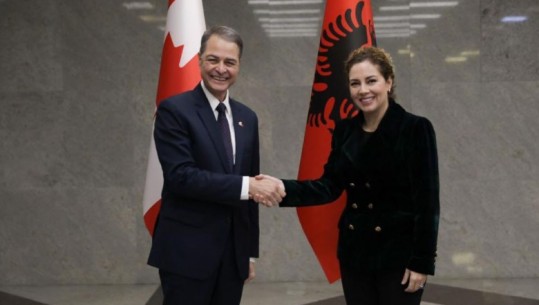Xhaçka mikpret në Tiranë Kryetarin e Dhomës së Deputetëve të parlamentit kanadez: Bashkëpunim i shkëlqyer në NATO dhe OKB