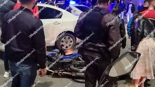 Aksident rrugor te ‘Pallati me Shigjeta’, makina i pret rrugën motorit, 1 i plagosur rëndë