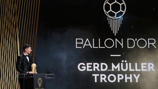 Theu rekordin e Gerd Muller, Lewandowski merr çmimin e golashënuesit historik