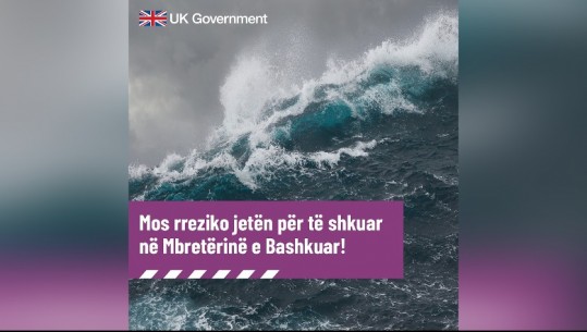 Me gomone drejt Londrës/ Ambasada britanike thirrje shqiptarëve: Mos rrezikoni jetën për të shkuar drejt Mbretërisë së Bashkuar