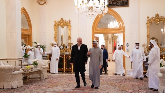 Rama takon Presidentin e Emirateve të Bashkuara: Energjia, turizmi, siguria dhe mbrojtja kibernetike, fokus i bisedave