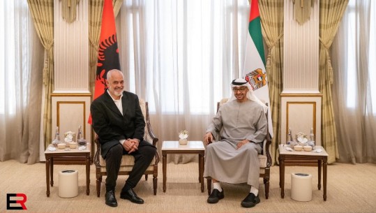 Pas Izraelit, Rama shkon në Abu Dabi takon Presidentin e Emirateve të Bashkuara: Energjia, turizmi, siguria dhe mbrojtja kibernetike, fokus i bisedës