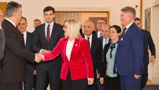 Nikolla vizitë zyrtare në Kroacia, Nikolla takon presidentin Milanoviç: Partneritet strategjik mes vendeve, mirënjohje për mbështetjen e Kosovës