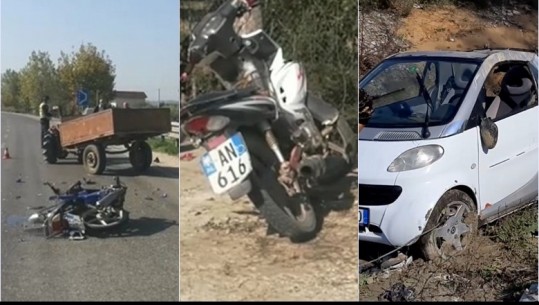 3 aksidente me vdekje në vend, dy drejtues motoçiklete humbin jetën në Lushnjë brenda 2 orëve! Një 20-vjeçar vdes në Fushë-Krujë (VIDEO)