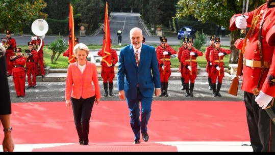 Presidentja e Komisionit Evropian nesër vizitë zyrtare në Tiranë, zbardhet axhenda! Ja takimet që do të zhvillojë