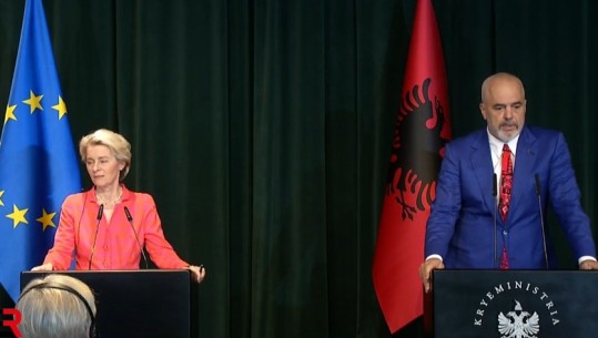 Ursula von der Leyen: Duartrokitje për rolin e Shqipërisë në OKB, shembullore mbrojtja ndaj vlerave të rendit ndërkombëtar