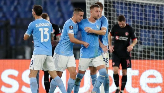 VIDEO/ Lazio fiton me përmbysje në 'Olimpico', djemtë e Sarrit një hap larg kualifikimit