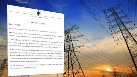 Kriza energjetike, ERE përcakton çmimet për energjinë elektrike! Qeveria: Ende s’ka vendim nëse hyn në fuqi më 1 nëntor, presim përmirësim të situatës