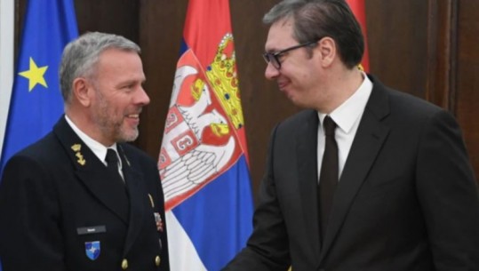 Vuçiç takon Kreun e Komitetit Ushtarak të NATO-s: Shtensionimi i situatës është detyrë kyçe! Do vazhdojmë të kemi bashkëpunim korrekt me Aleancën