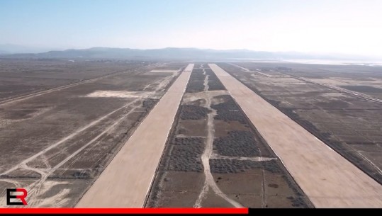 Hapet tërësisht pista e Aeroportit të Vlorës, përfundon shtrimi i shtresës së parë (VIDEO)