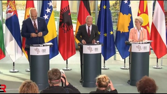 Integrimi i rajonit/ Scholz: Të zgjidhen konfliktet! Von der Leyen: Fryn një erë e re në Evropë! Rama: Ecim para, nuk duam ‘tolerime’