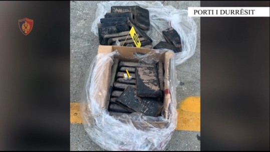 33.5 kg kokainë të kapura në Portin e Durrësit/ Ministri: Dëshmi e luftës pa konpromis përballë krimit të organizuar