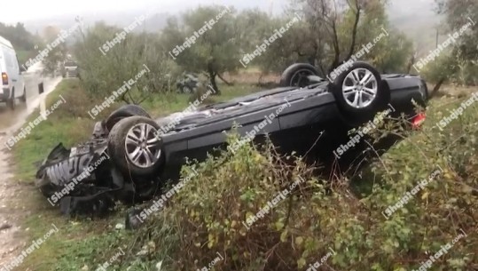 Makinat përplasen ‘kokë më kokë’ në Fier, plagosen 2 shoferët dhe 1 pasagjer (VIDEO)
