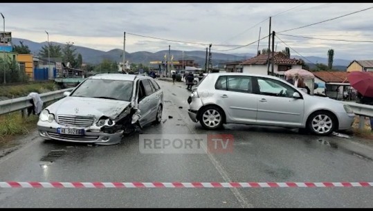 Aksident i trefishtë në Shkodër, 3 të plagosur një në gjendje të rëndë