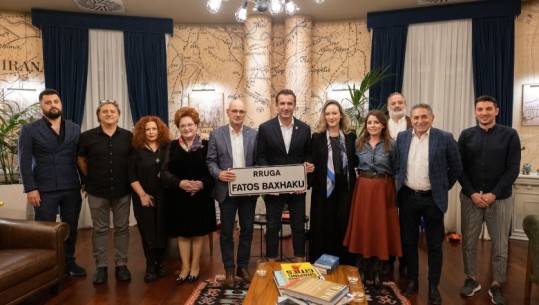 Një rrugë në Tiranë merr emrin e gazetarit Fatos Baxhaku/ Veliaj: Përfaqësues i vlerave të gazetarisë së vërtetë