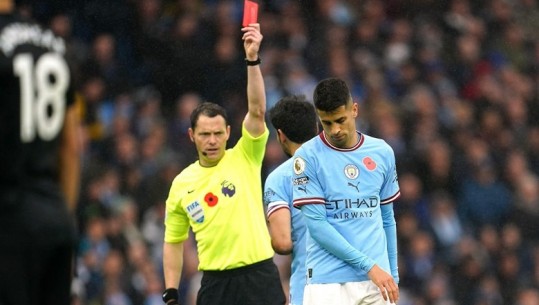 VIDEO/ Haaland pas 95 minutash lojë, Manchester City fiton në 'frymën e fundit'! Cancelo merr karton të kuq, tre gola në 'Etihad'