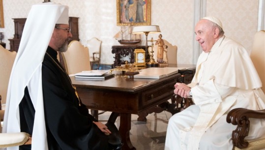 Kryepeshkopi ukrainas takim me Papa Françeskun: Nuk ka marrëveshje me Rusinë nëse na shohin si koloni