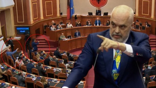 VIDEO/ Të dehur në Kuvend? Përjashtohen për 10 ditë nga parlamenti Paloka dhe Leskaj! Kërcënon Berisha: Do të ketë zhvillime të rënda