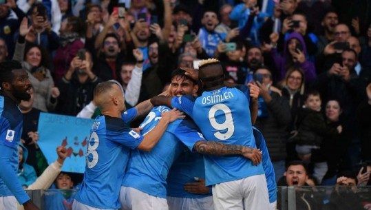 VIDEO/ Fitore e vuajtur me 5 gola, Napoli mban distancën në krye të Serie A! Lecce merr tri pikë kundër Sampdorias, fiton edhe Bologna