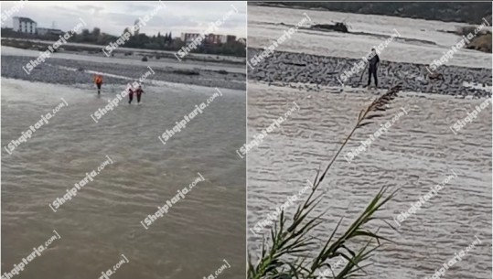 U bllokua në rrjedhën e shtratit të lumit ‘Kir’, FNSH operacion për shpëtimin e qytetarit në Shkodër (VIDEO)