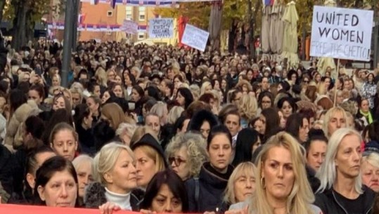 ‘Nënat e Kosovës kundër getos së Kurtit’, gratë serbe protestojnë në Mitrovicë kundër regjistrimit të makinave me targat RKS