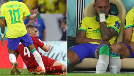 FOTO/ Neymar shpërthen në lot, sulmuesi pëson dëmtim 'horror' dhe del nga fusha