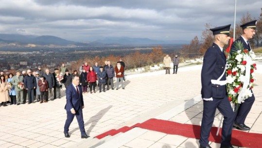 78-vjetori i Çlirimit të vendit, Peleshi homazhe në Korçë: S’ka rrugë tjetër veç paqes