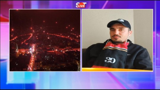 1500 ‘Ballistë’ dhuruan spektakël me fishekzjarre në rrugët e Tetovës, anëtari i grupit të tifozëve: E shohim ‘Shkëndijën’ si një kombëtare të dytë