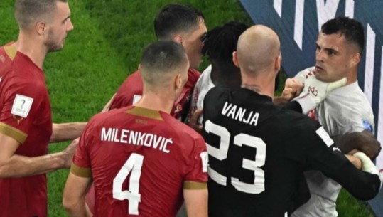 Xhaka rrezikon ndeshjen me Portugalinë pas sherrit me lojtarët serb, FIFA mund ta hetojë