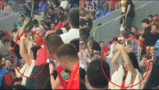 Bëri shqiponjën me duar në stadiumin e Katarit, flet tifozja shqiptare: Serbët njoftuan rojet e sigurisë të më largonin