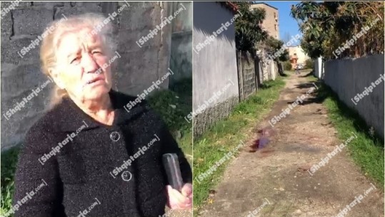 VIDEO/ ‘Mos ma kujto se më dridhet trupi’, banorët të tronditur nga plagosja e babë e bir në Vlorë, njollat e gjakut në rrugën ku u sulmuan me thikë nga dhëndri