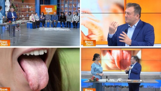 Specialisti Ylli Merja në Report Tv: Shikoni ngjyrën e gjuhës tuaj dhe kuptoni se nga çfarë problemesh shëndetësore vuani 