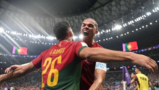 KATAR 2022/ Portugalia 'çmonton' Zvicrën dhe gjen Marokun në çerekfinale! Xhaka dhe Shaqiri në hije, Ronaldo në stol (VIDEO)