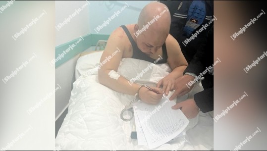 Goditi me grusht Sali Berishën, del FOTO e Gert Shehut me pranga në spital! Nuk ka pranuar të japë dëshmi