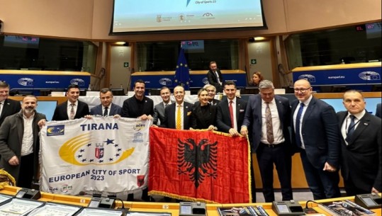 Parlamenti Europian i jep Tiranës titullin ‘Qyteti Europian i Sportit 2023’, Veliaj: Super sukses