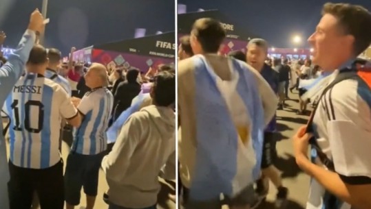VIDEO/ Tifozët e Argjentinës 'tallen' në Katar, festojnë eliminimin e Brazilit nga Kupa e Botës