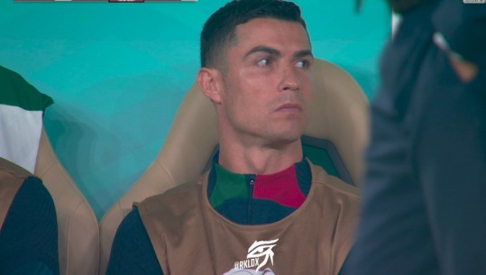 FOTO/ Ronaldo në stol për herë të dytë këtë Botëror, Georgina Rodriguez e zhgënjyer në tribunë