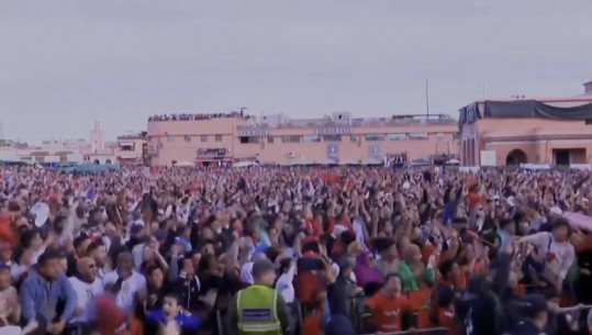 VIDEO/ Një komb në festë, tifozët e Marokut 'pushtojnë' Europën